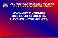 Copyright All American Baseball Academy 2009 All rights reserved.