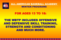 Copyright All American Baseball Academy 2009 All rights reserved.