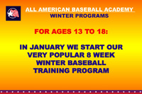 Copyright All American Baseball Academy 2009 All rights reserved.